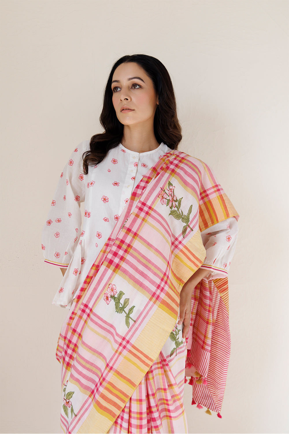 BLOCK PRINTED TOP/BLOUSE)