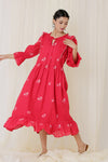 FRILL DRESS (RED)
