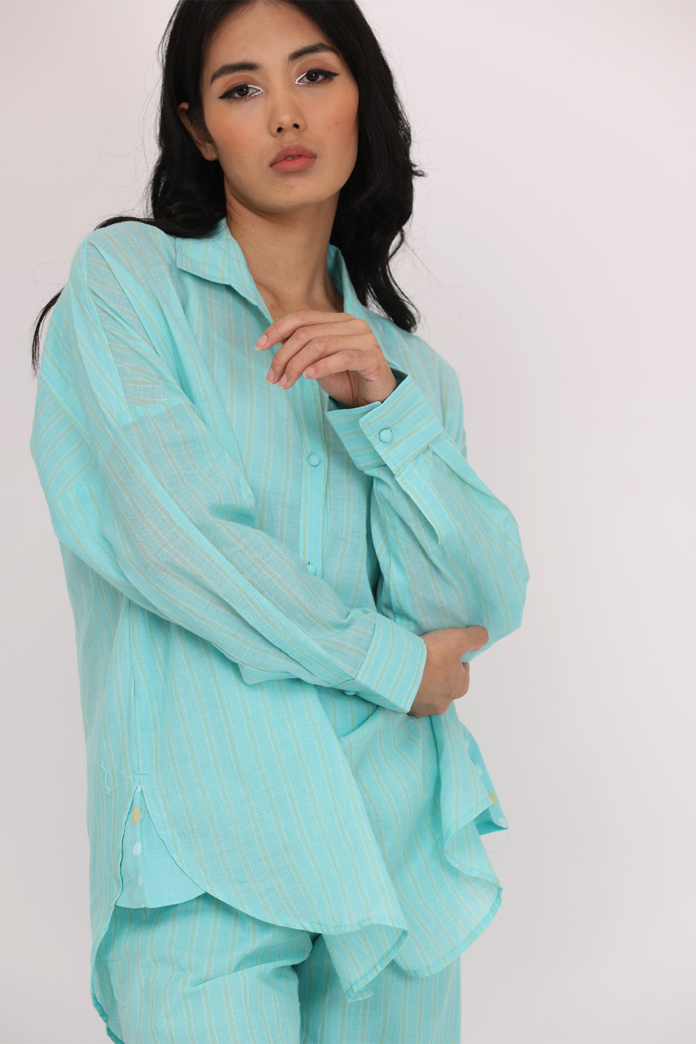 STRIPE BOXY SHIRT