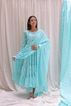 PLAIN LIGHT BLUE DUPTTA