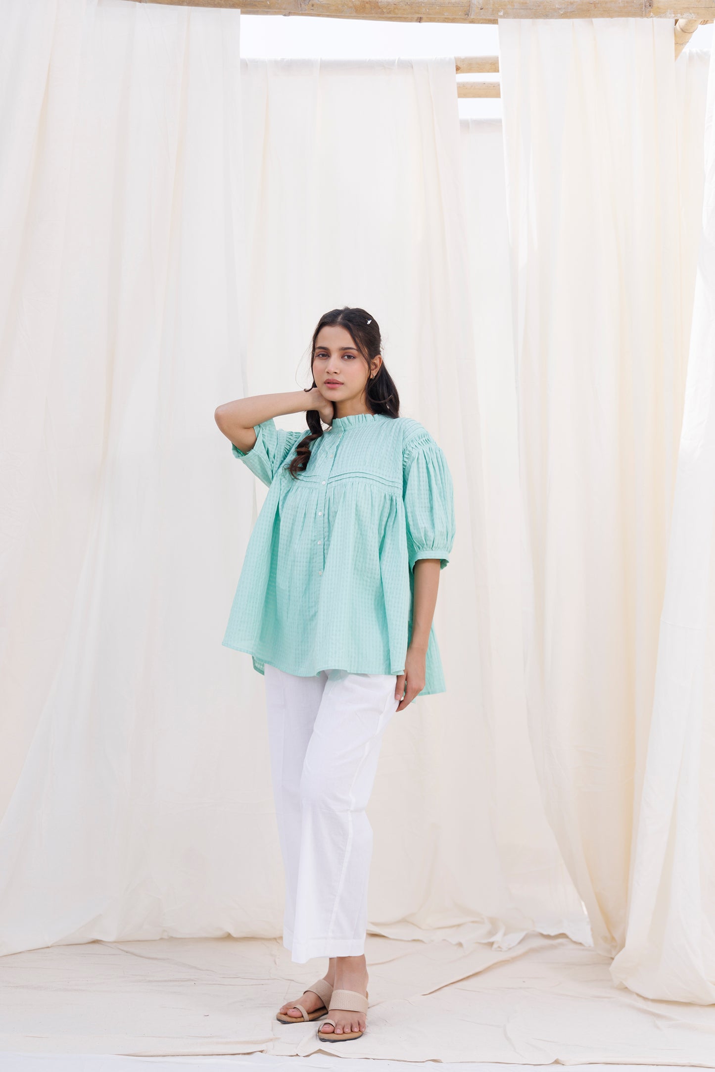 PINTUCKS TOP