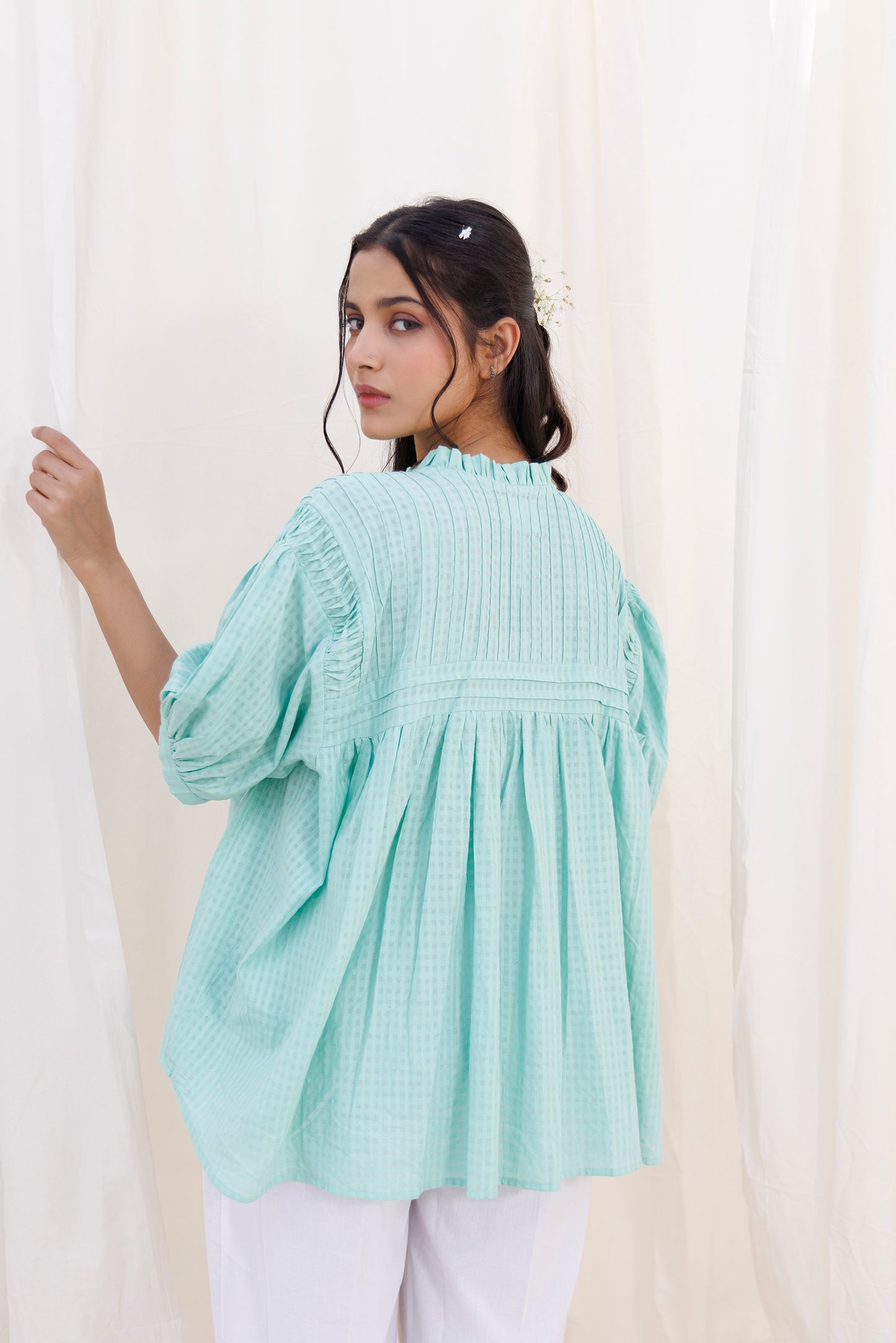 PINTUCKS TOP