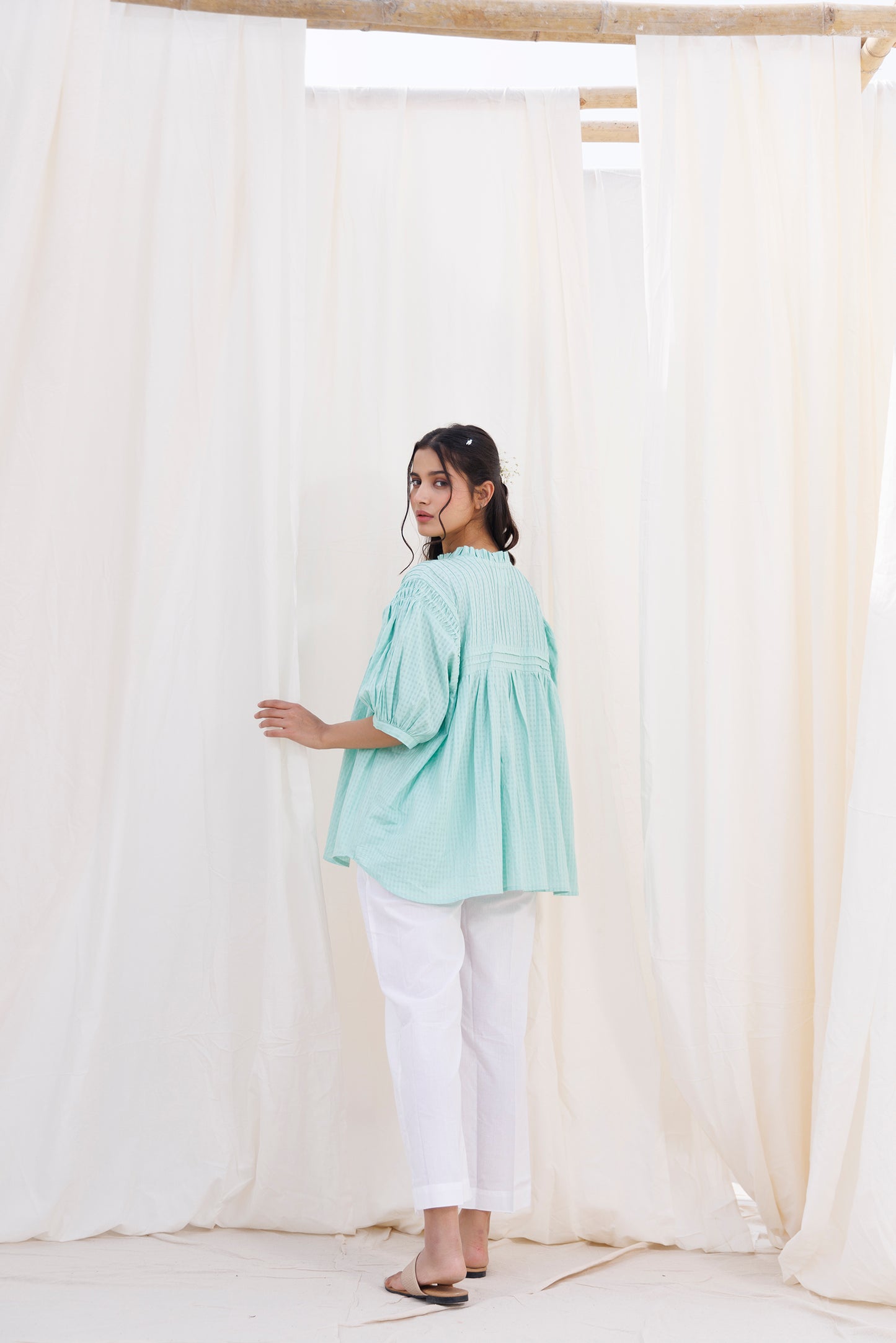 PINTUCKS TOP