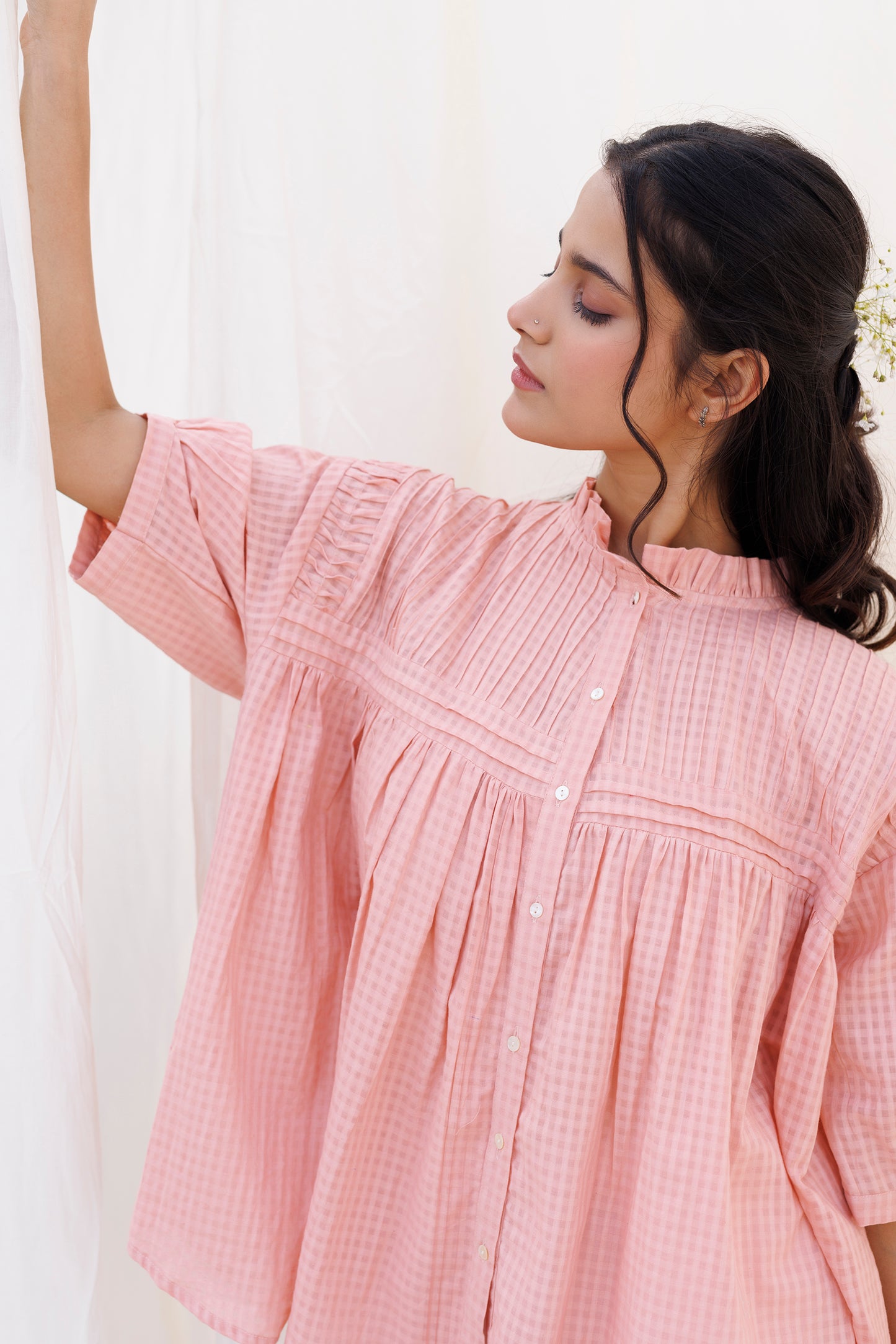 PINTUCKS TOP