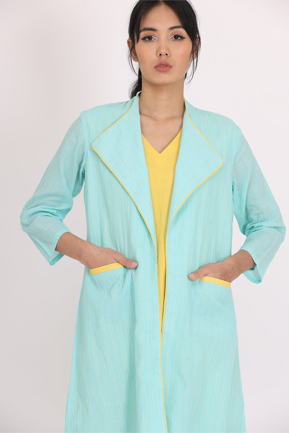2 SIDE POCKET JACKET DRESS SET OF-2