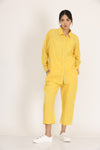 PLAIN YELLOW BOXY SHIRT