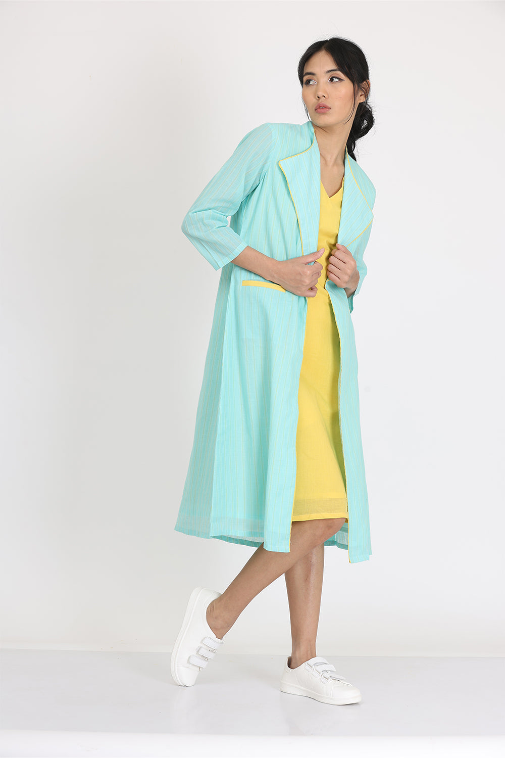 2 SIDE POCKET JACKET DRESS SET OF-2