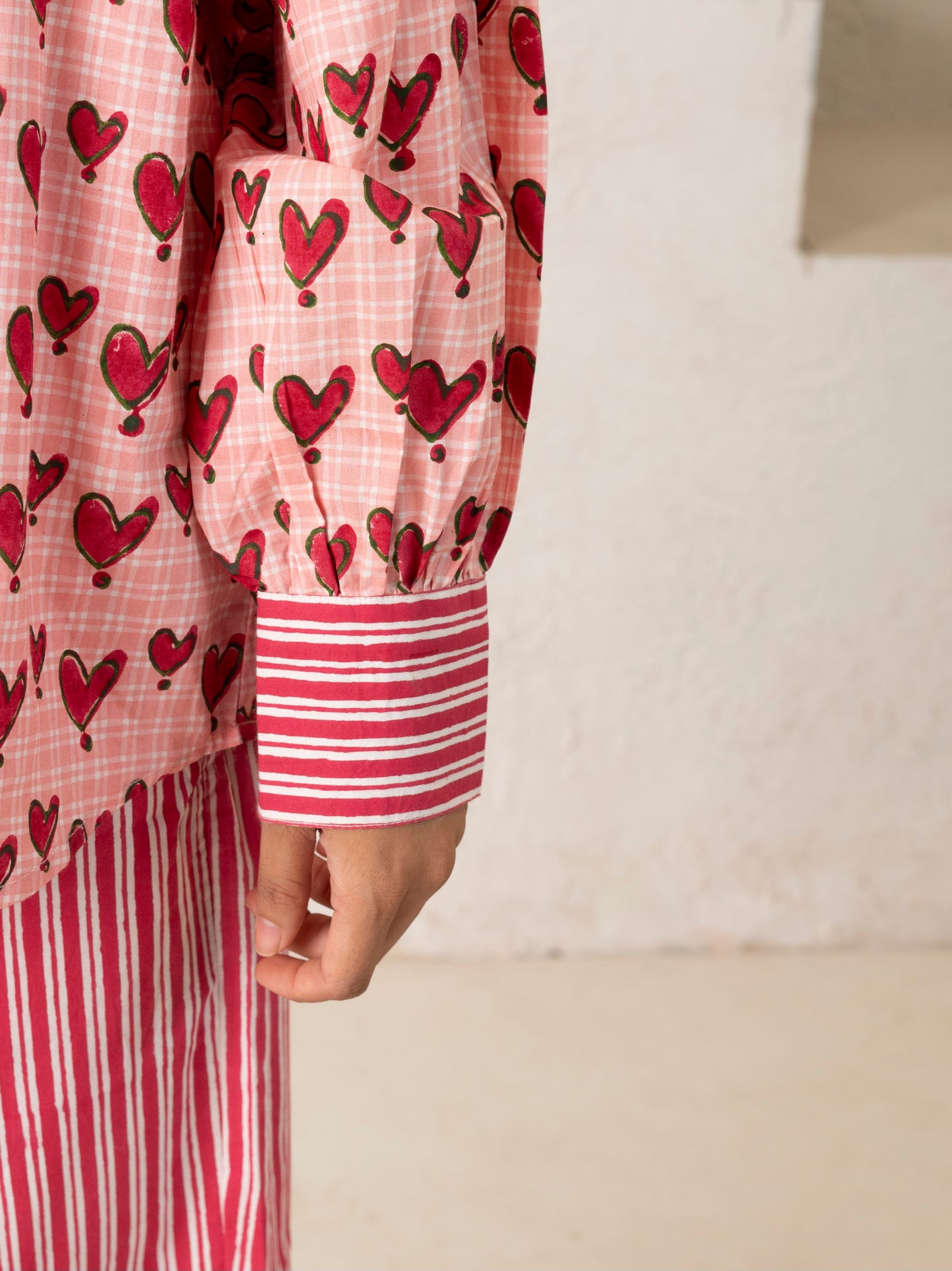 Hand Block Printed Gathered Top