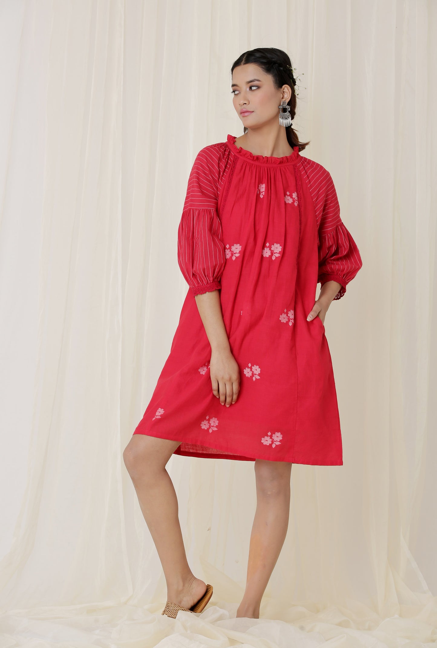 RAGLAN SLEEVE DRESS