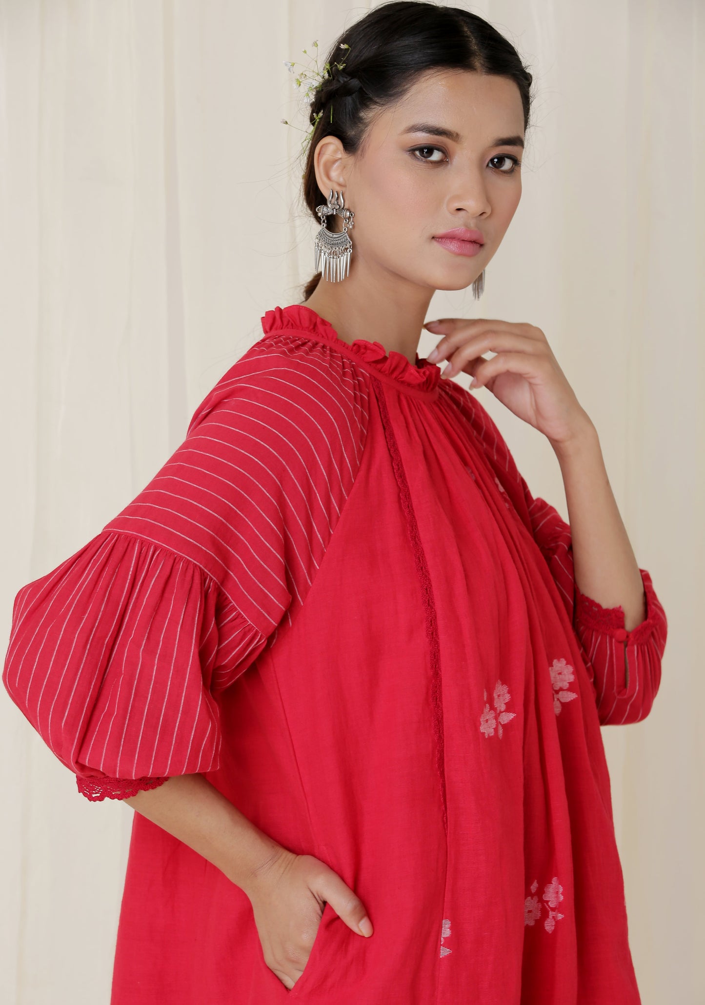 RAGLAN SLEEVE DRESS