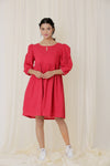 PUFF SLEVES DRESS