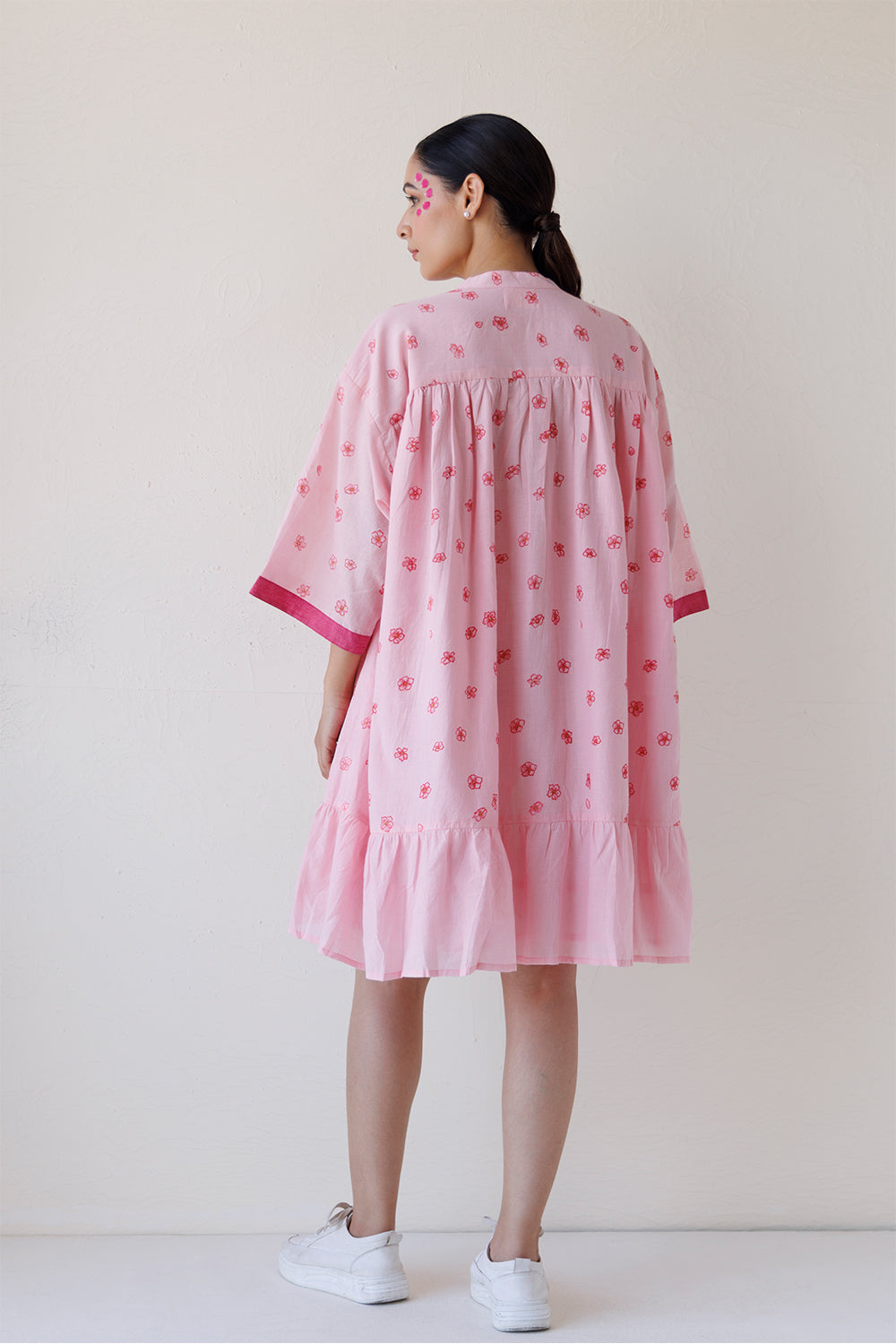 PINK SHIFT DRESS