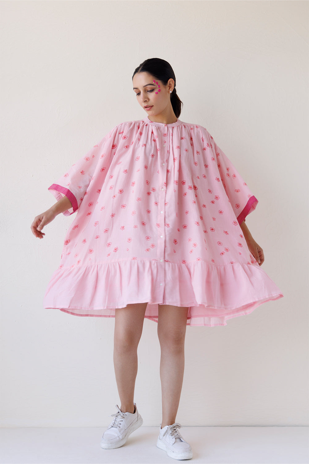 PINK SHIFT DRESS