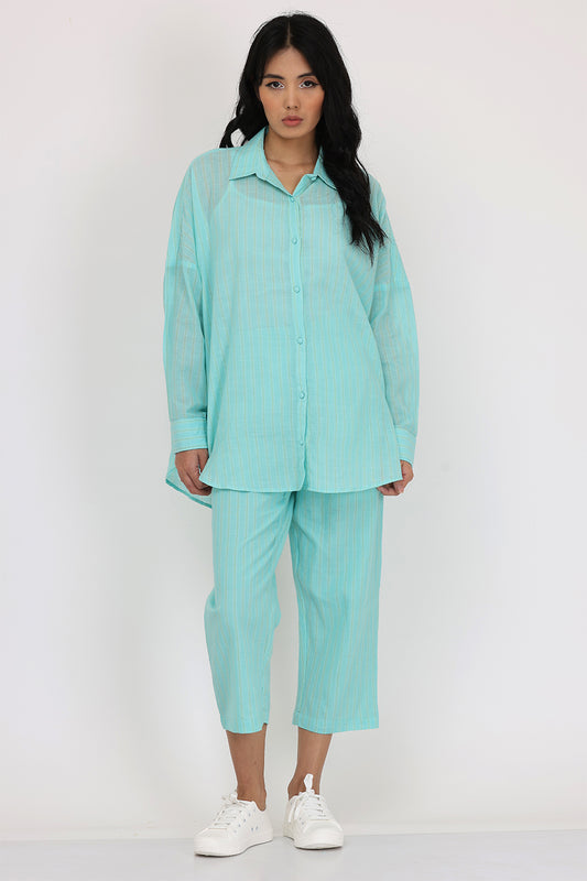 STRIPE BOXY SHIRT