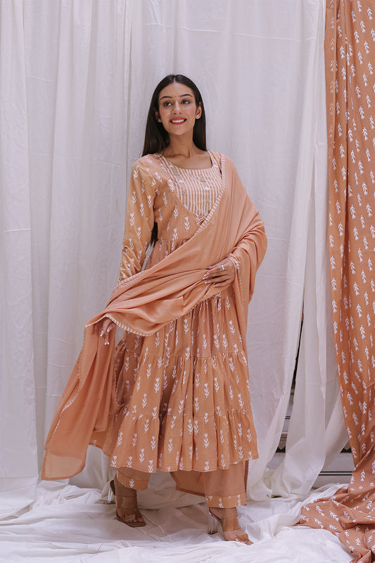PLAIN BEIGE DUPTTA