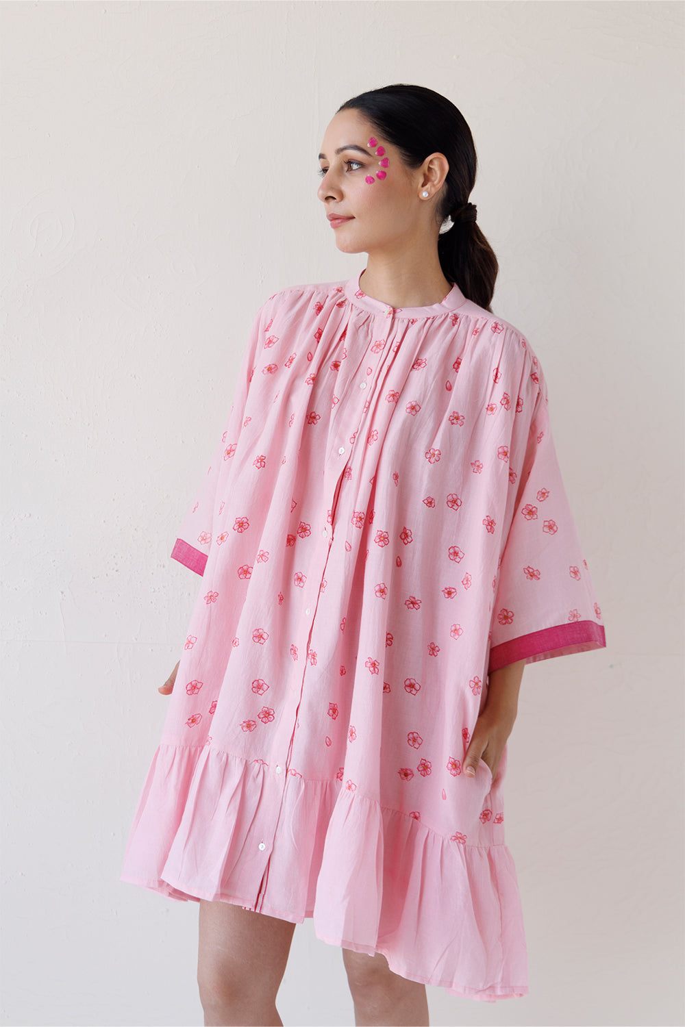 PINK SHIFT DRESS
