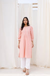 ROUND YOKE KURTI SET