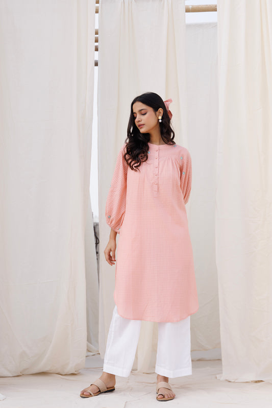 ROUND HEM KURTA SET