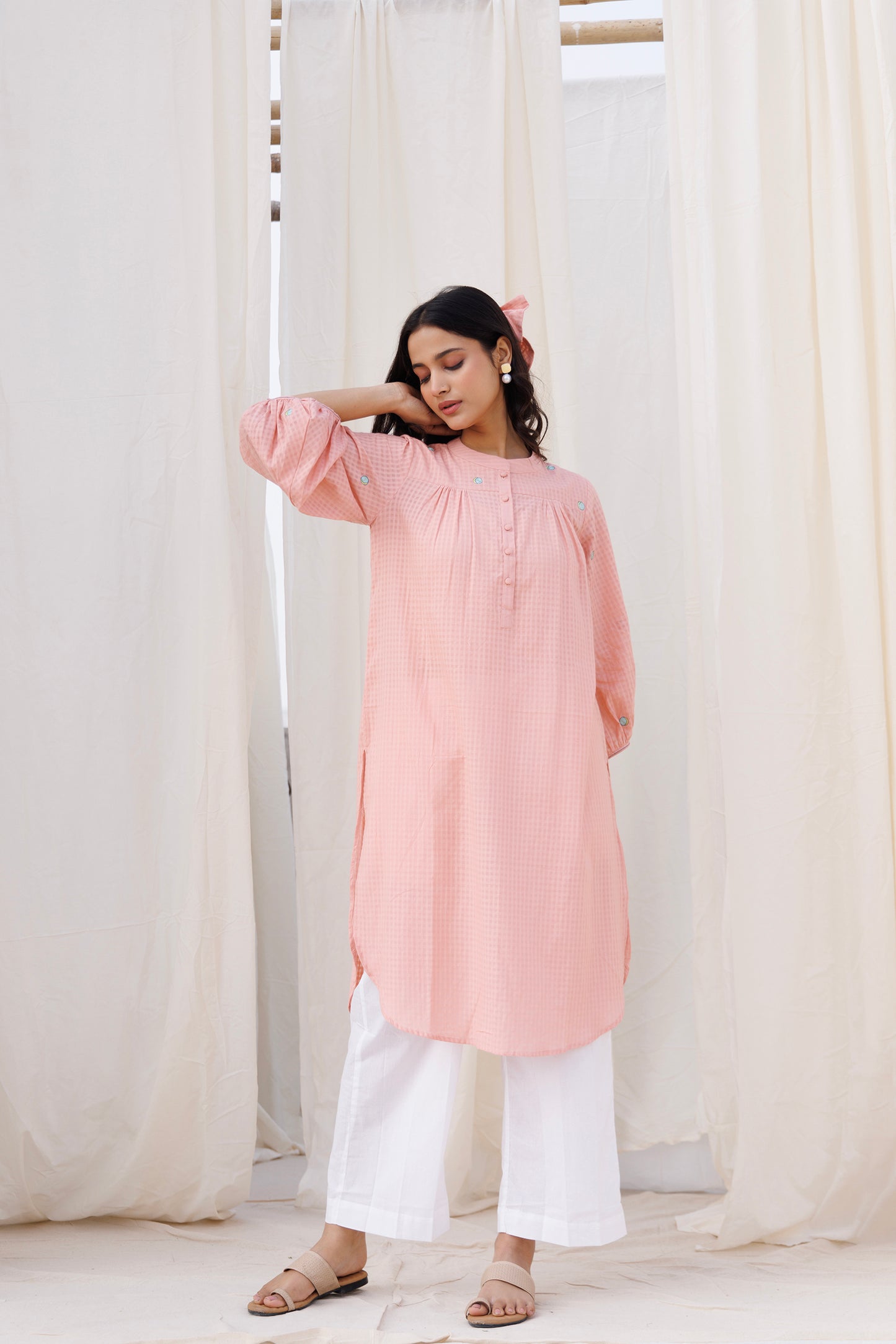 ROUND HEM KURTA SET