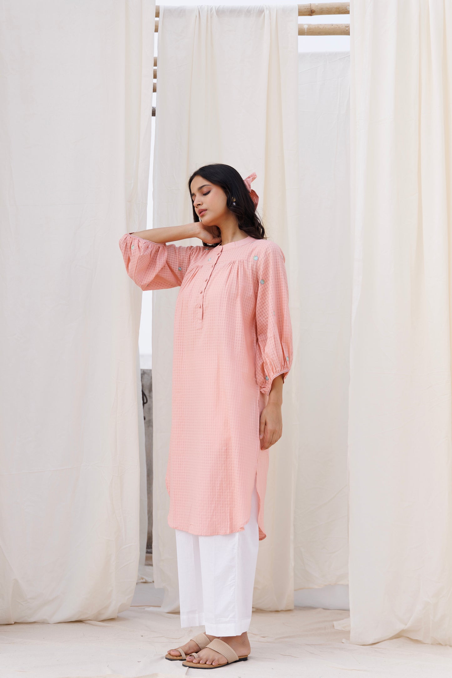 ROUND HEM KURTA SET