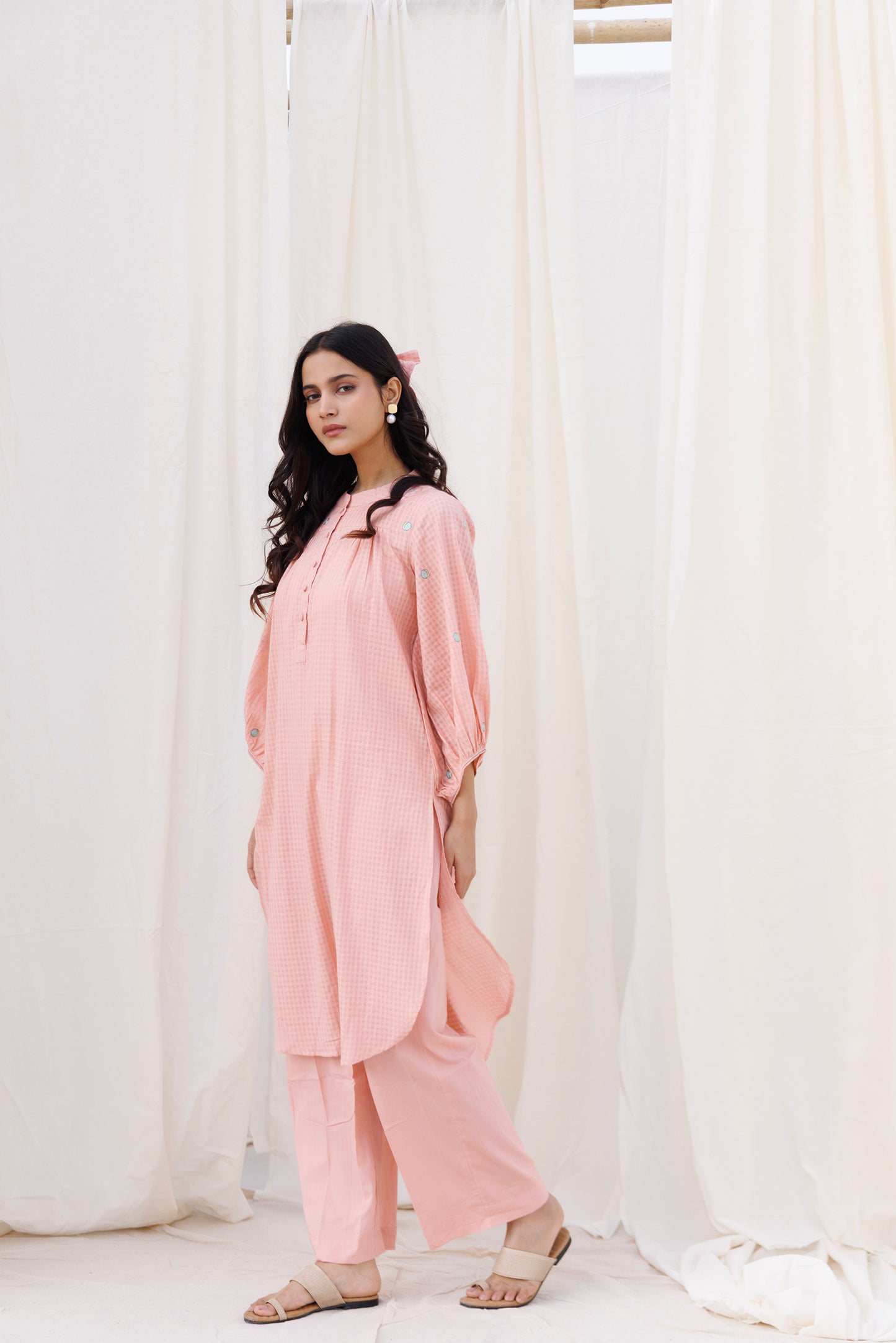 ROUND HEM KURTA SET