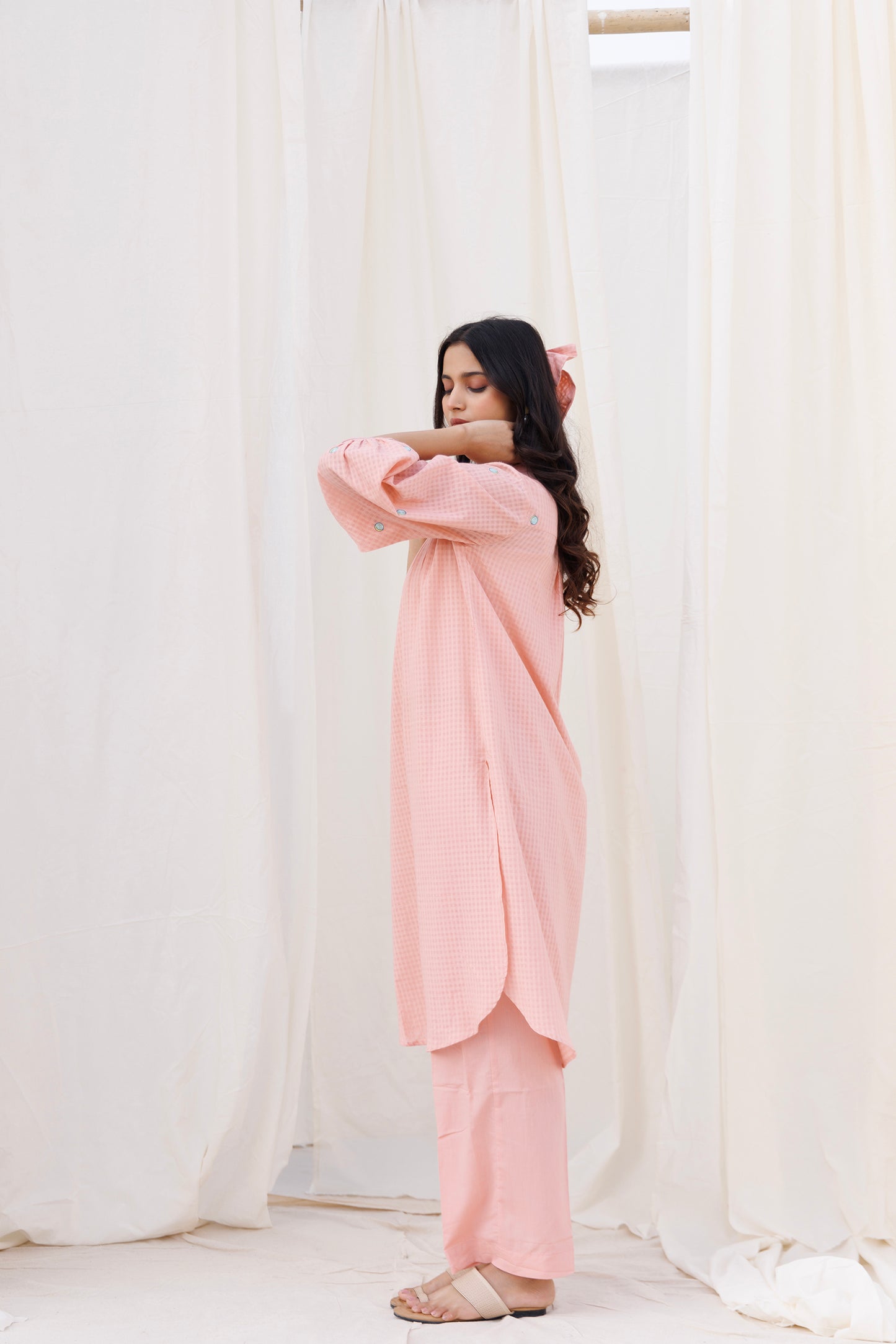 ROUND HEM KURTA SET