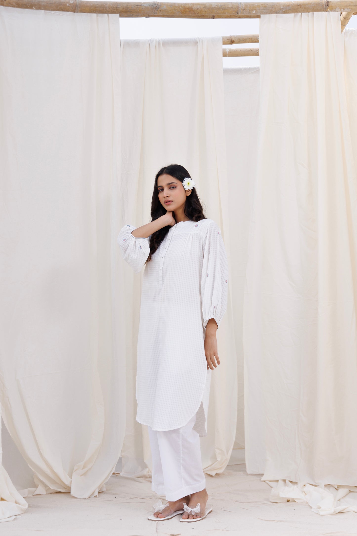 ROUND HEM KURTA SET