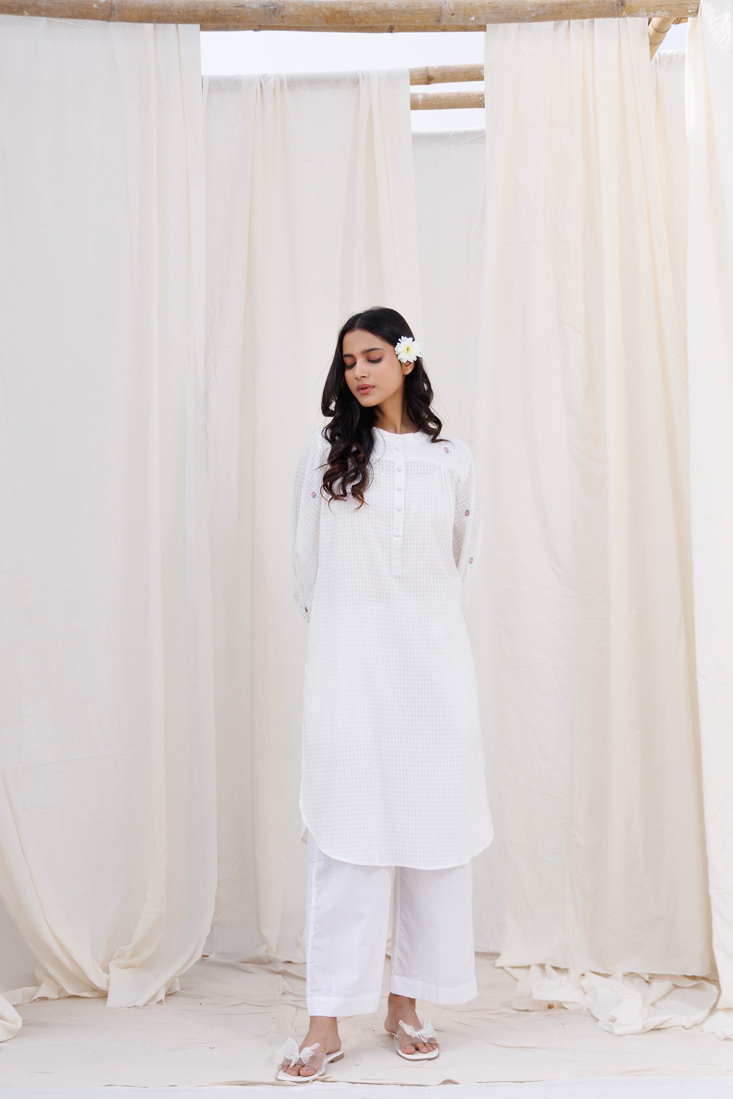 ROUND HEM KURTA SET