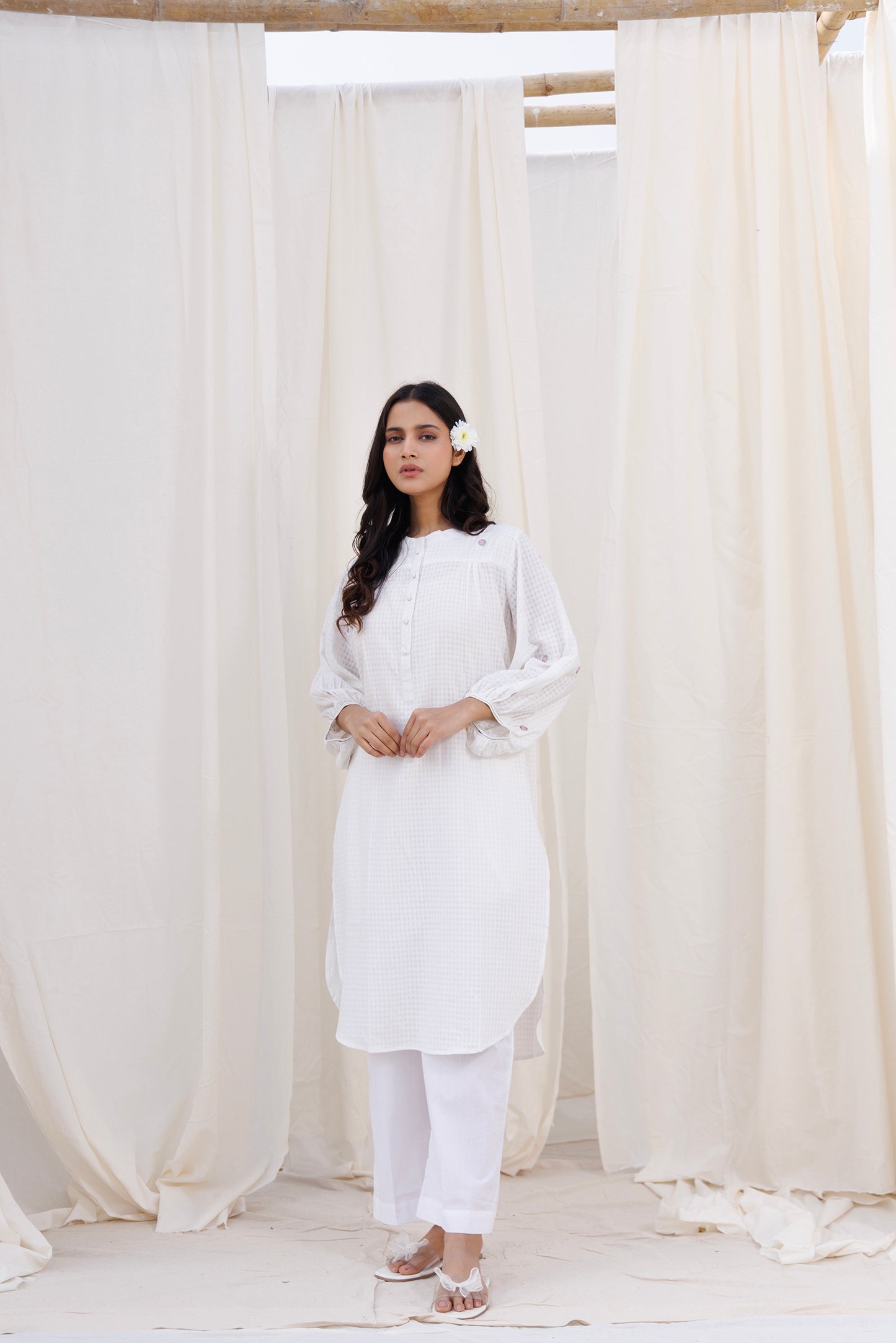 ROUND HEM KURTA SET