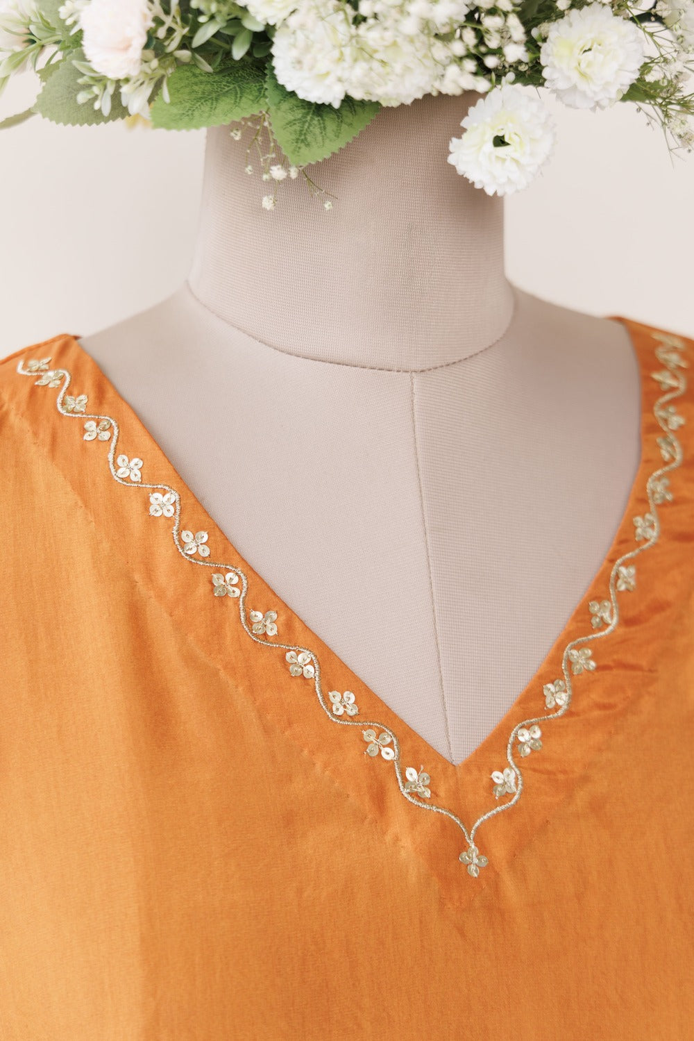V' NECK KURTA SET OF-2