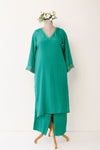 V' NECK KURTA SET OF-2