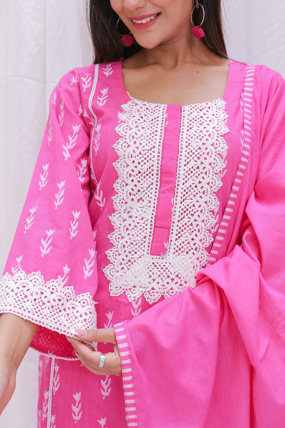 SIDE PANEL STRIP KURTA SET OF-2