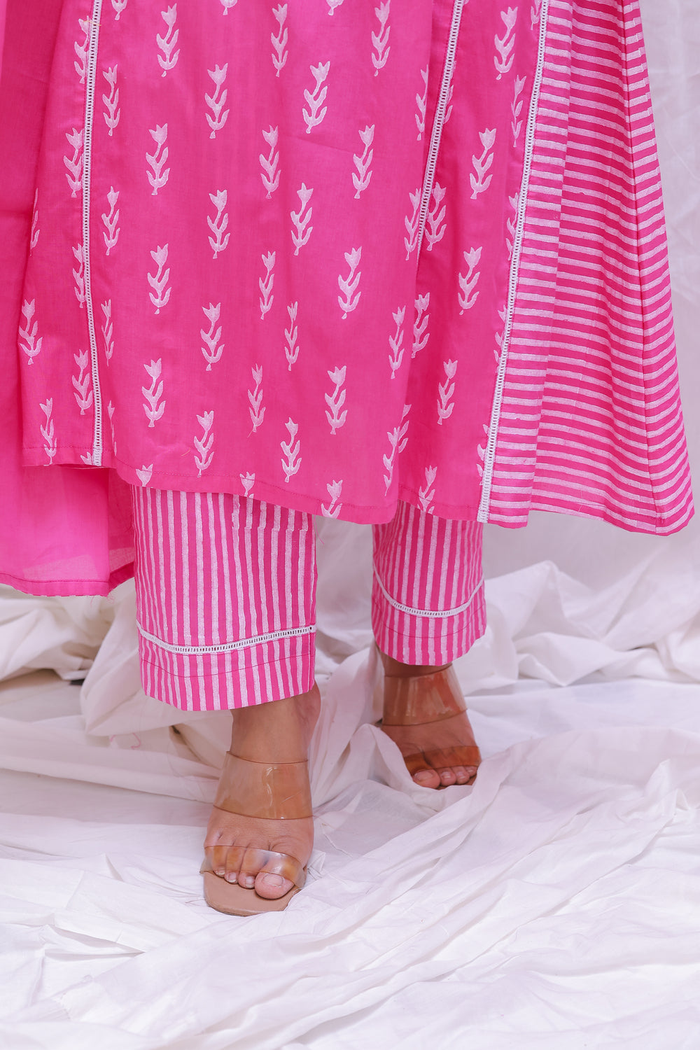 SIDE PANEL STRIP KURTA SET OF-2