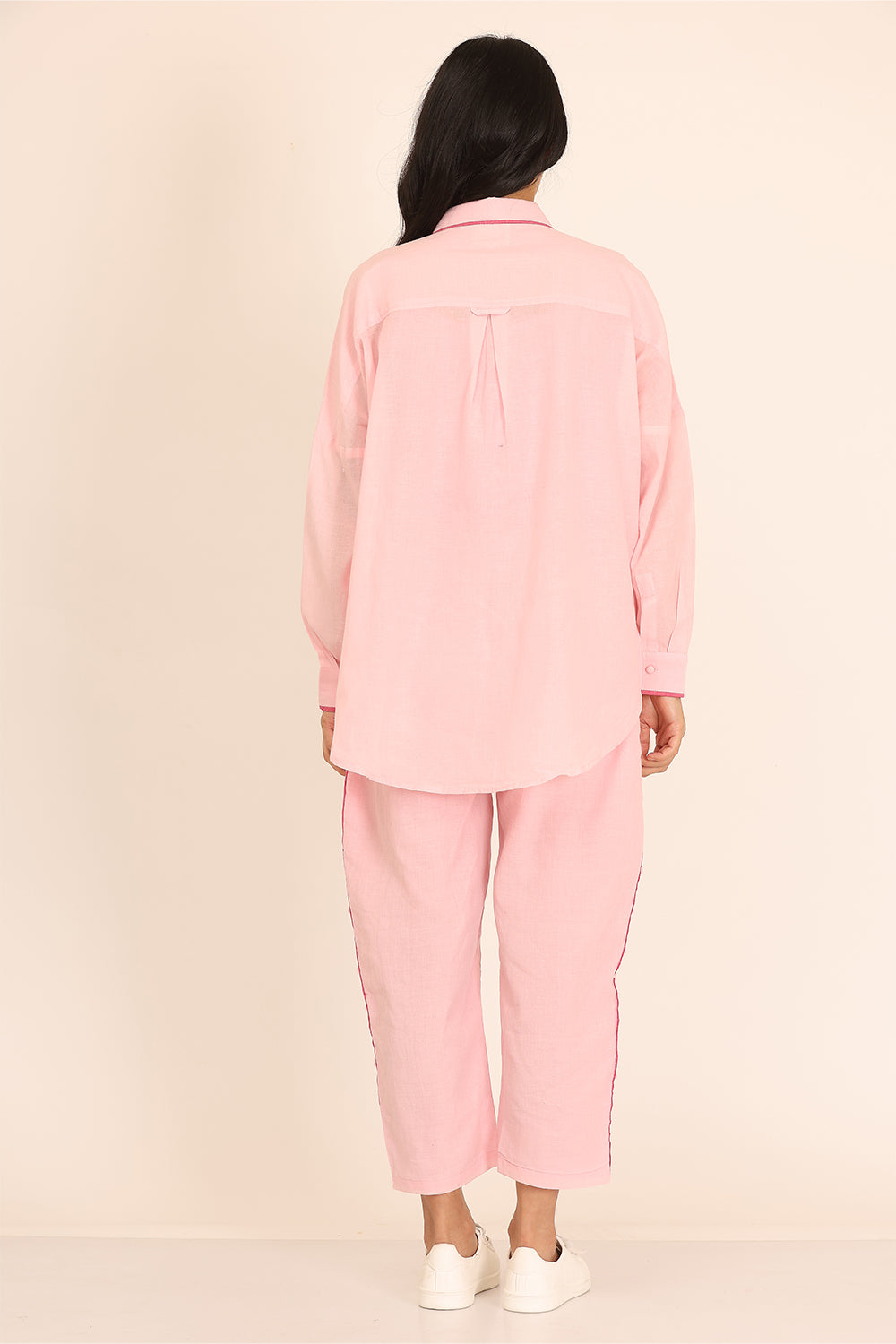 PLAIN PINK BOXY SHIRT