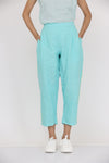SOLID BLUE STRIGHT PANTS