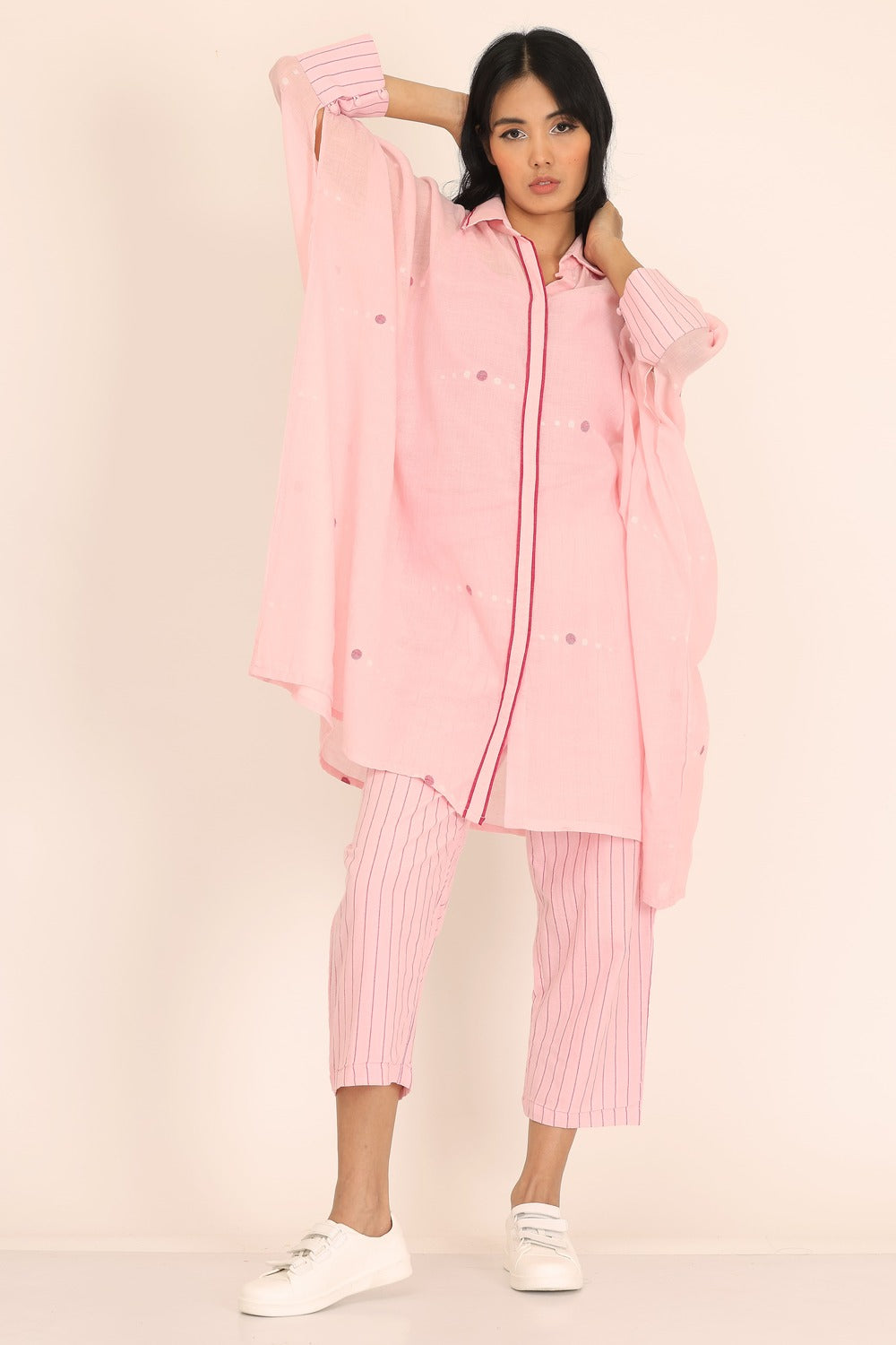 KAFTAN STYLE CO-ORD SET OF-3 (WITH INNER SLIP)