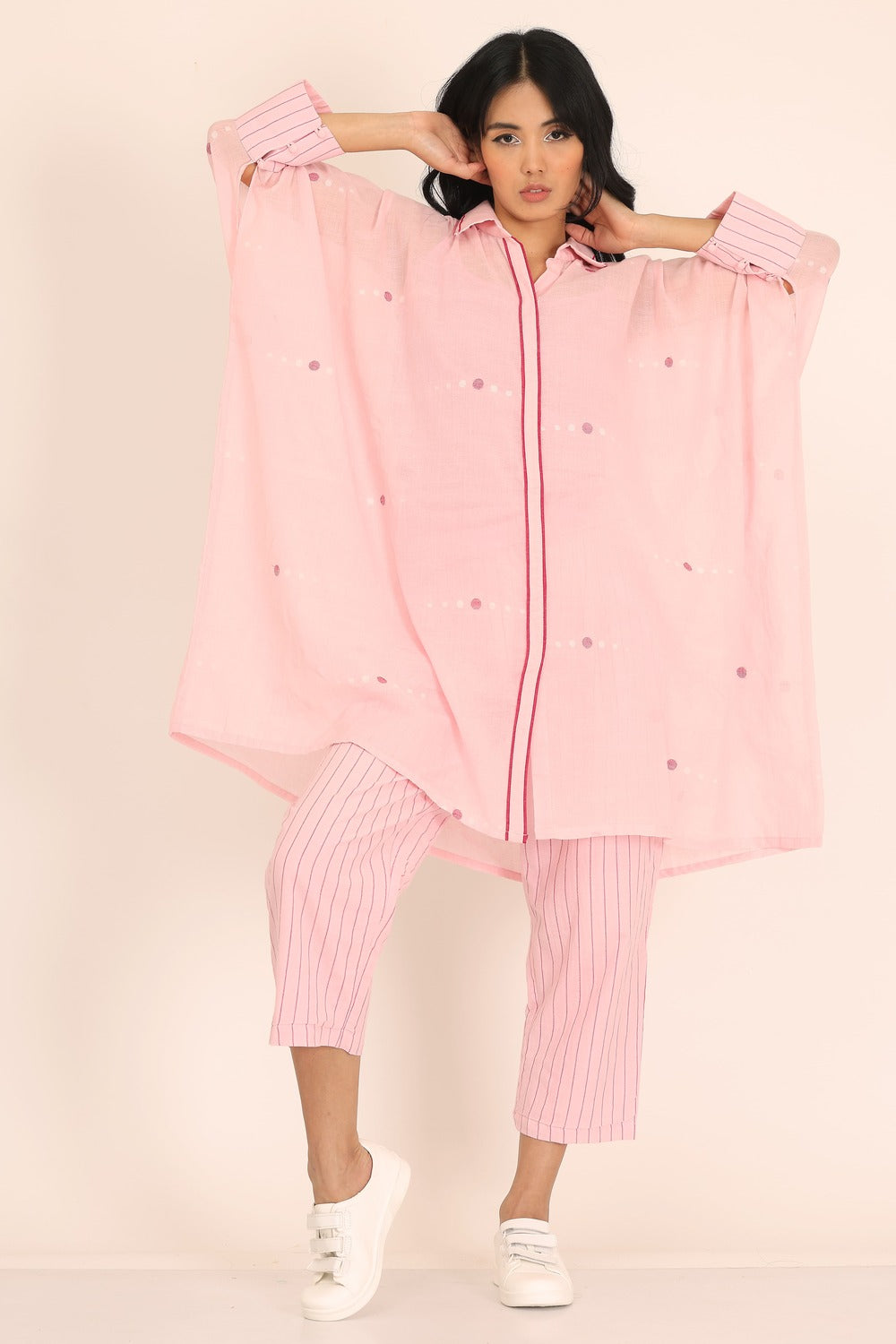 KAFTAN STYLE CO-ORD SET OF-3 (WITH INNER SLIP)