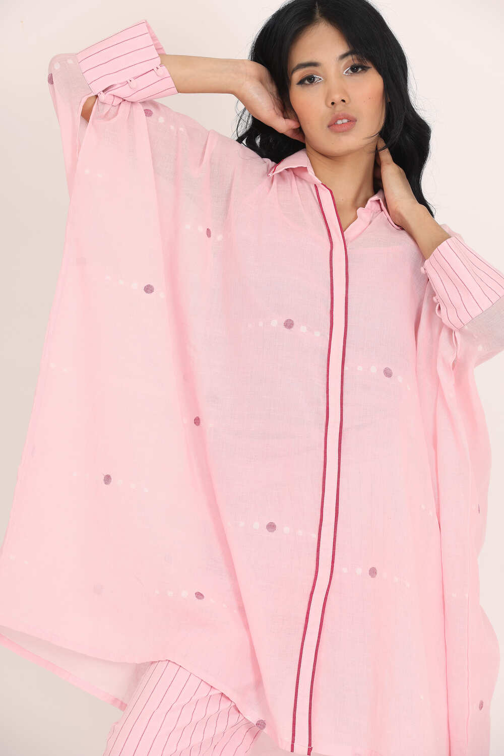 KAFTAN STYLE CO-ORD SET OF-3 (WITH INNER SLIP)