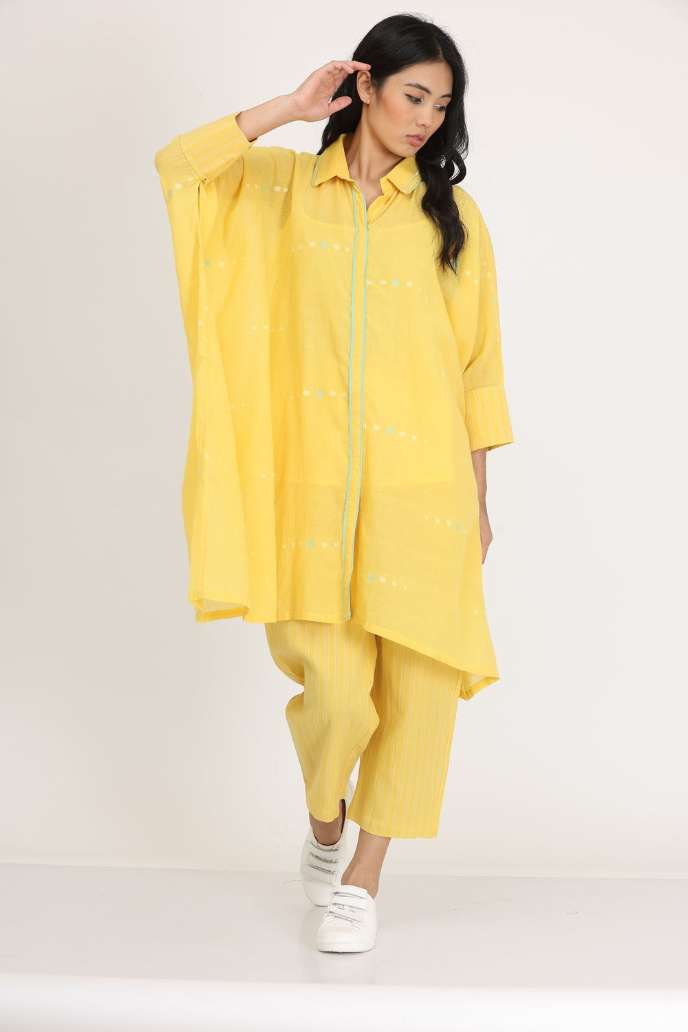 KAFTAN STYLE CO-ORD SET OF-3 (WITH INNER SLIP)