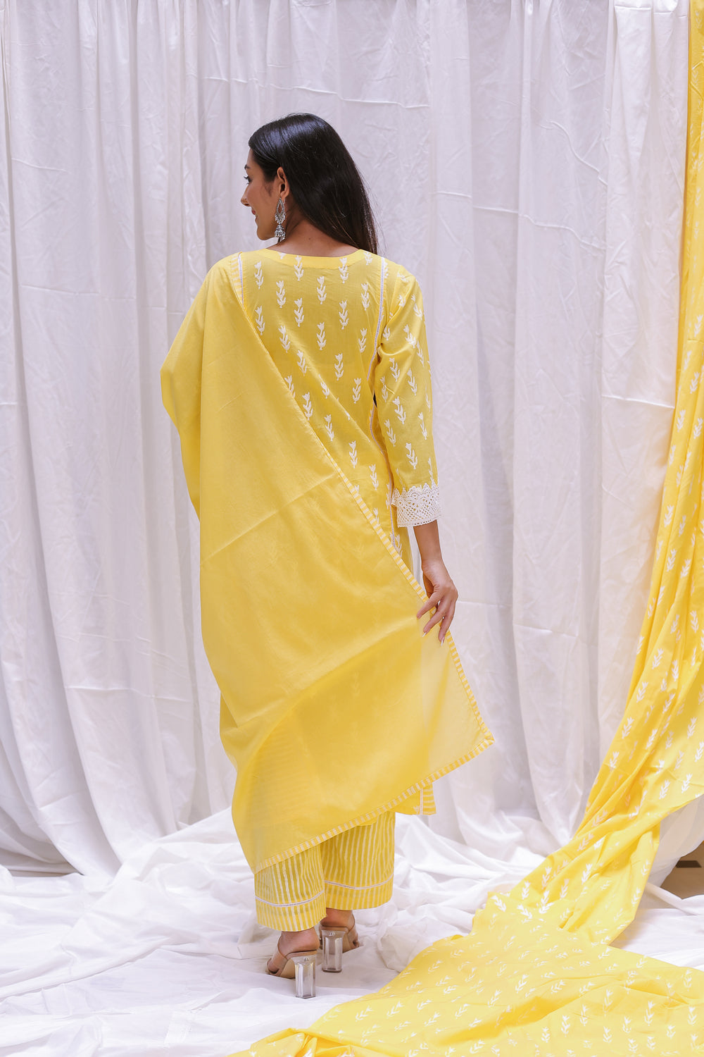 SIDE PANEL STRIP KURTA SET OF-2