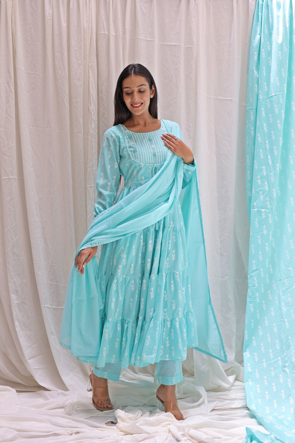 FLAIR ANARKALI KURTA SET OF-2