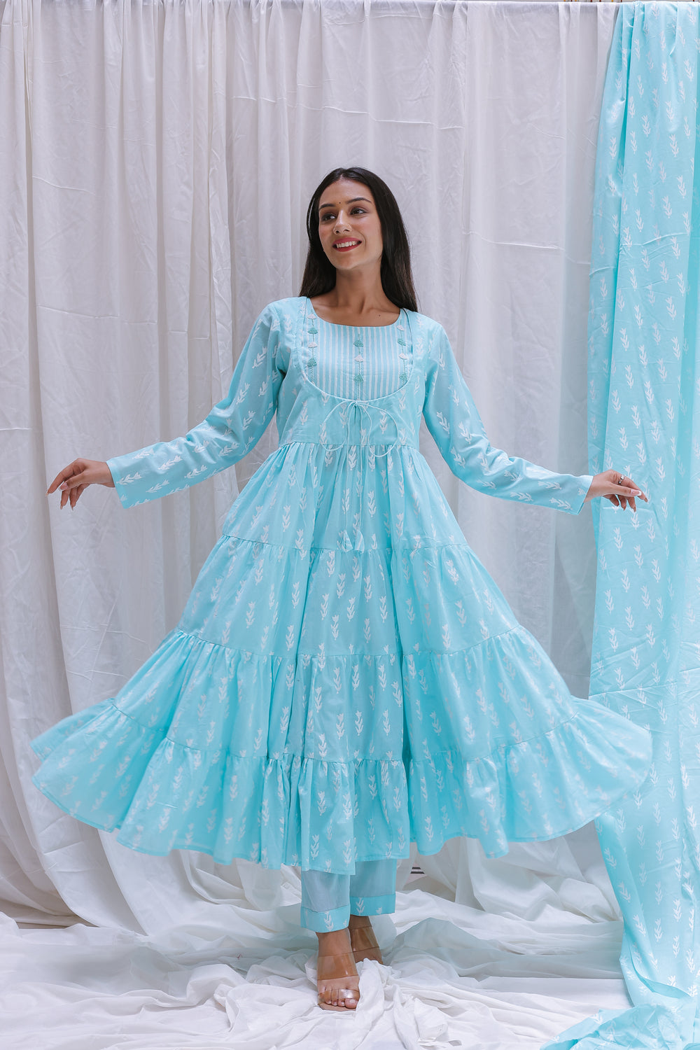 FLAIR ANARKALI KURTA SET OF-2