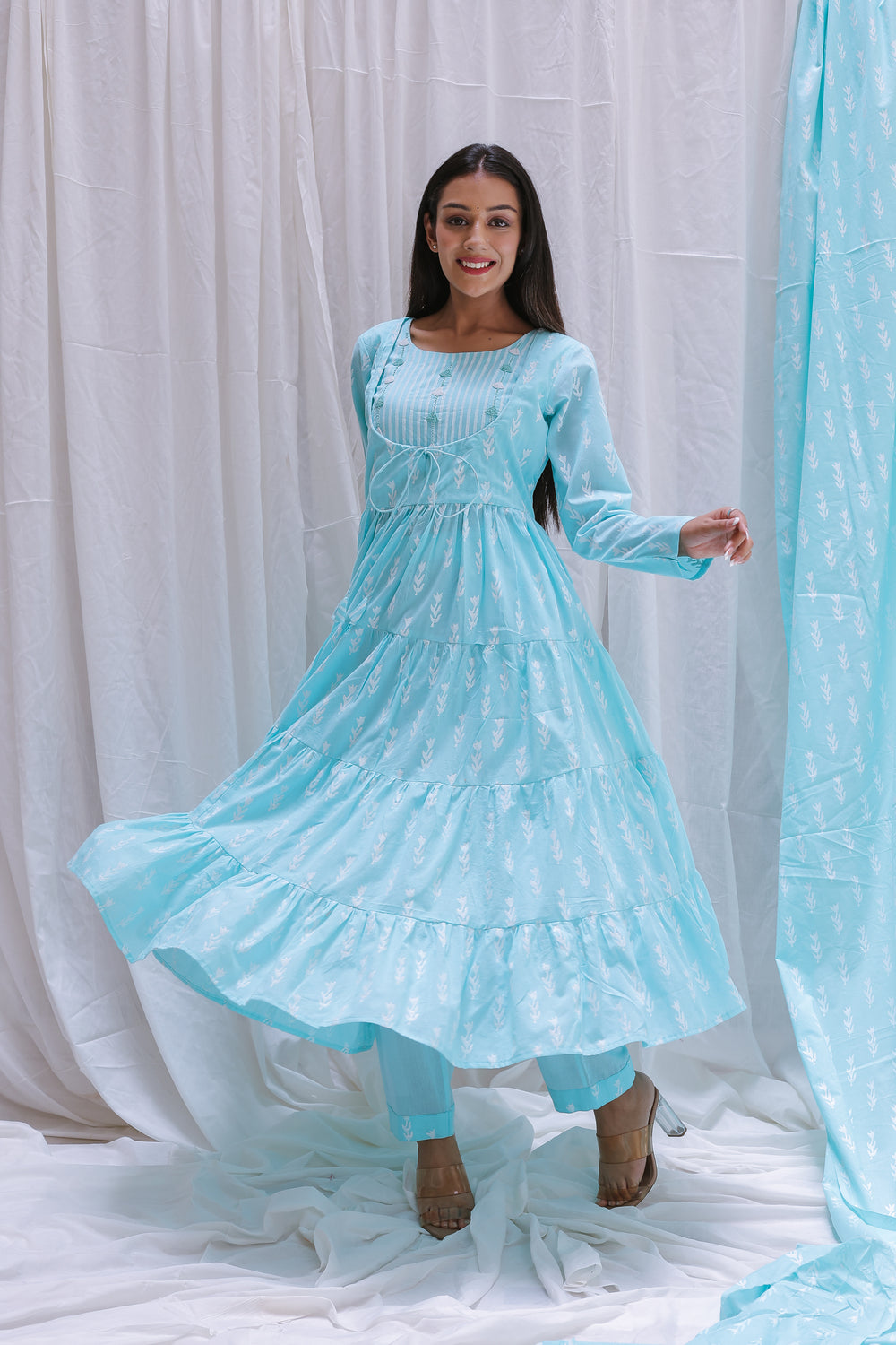 FLAIR ANARKALI KURTA SET OF-2