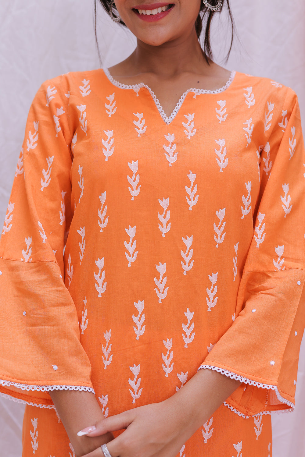 ORANGE KURTA SET OF-2