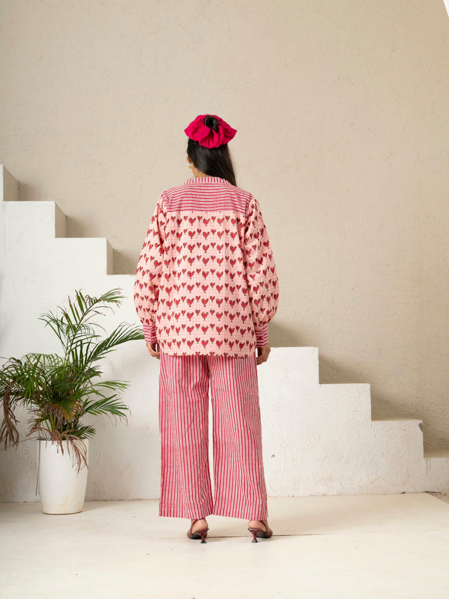 Hand Block Printed Gathered Top