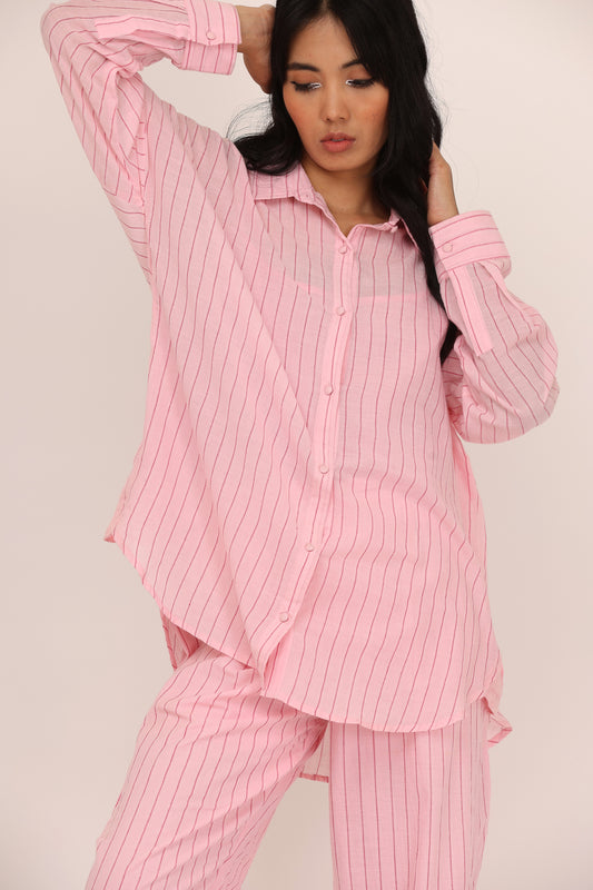 STRIPE BOXY SHIRT