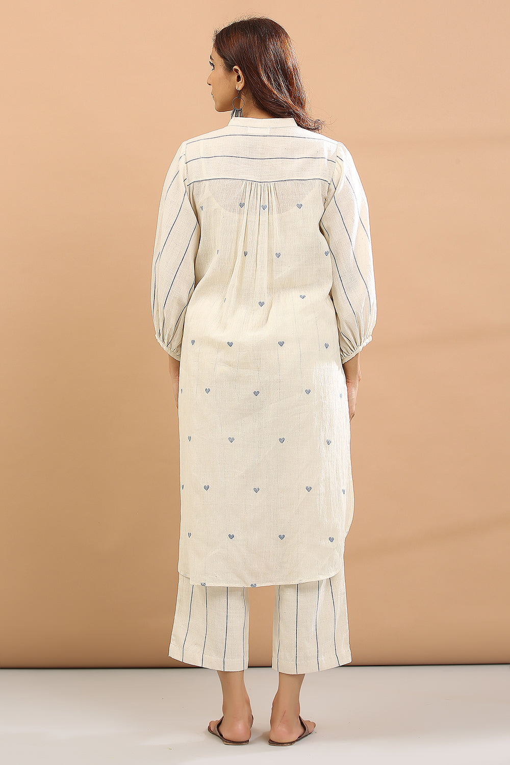 KURTA PANT SET -2(BLUE HEART) + INNER