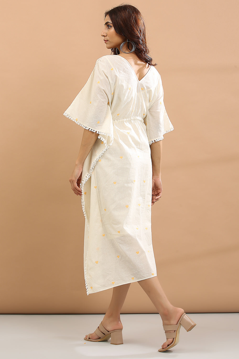 KAFTAN WITH INNER(YELLOW HEART)