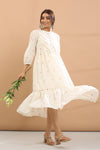 ROUND YOK DRESS(RED  HEART)