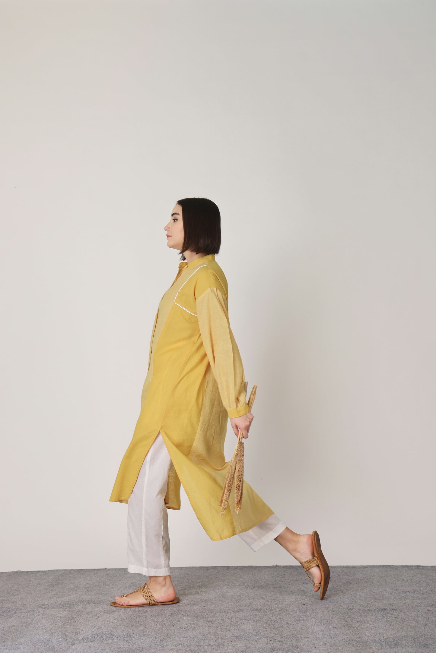 YELLOW KURTA SET OF 2